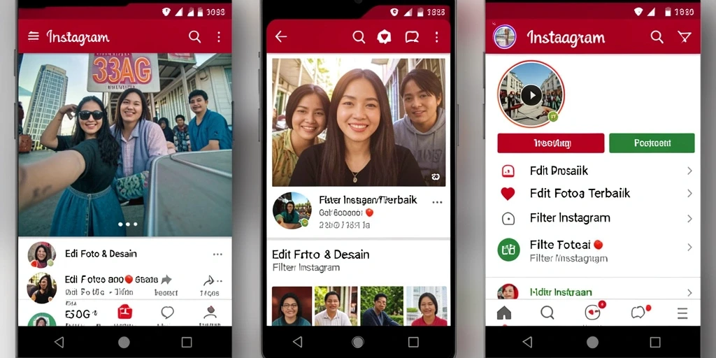 Tampilan antarmuka aplikasi 33AG dengan berbagai pilihan filter.