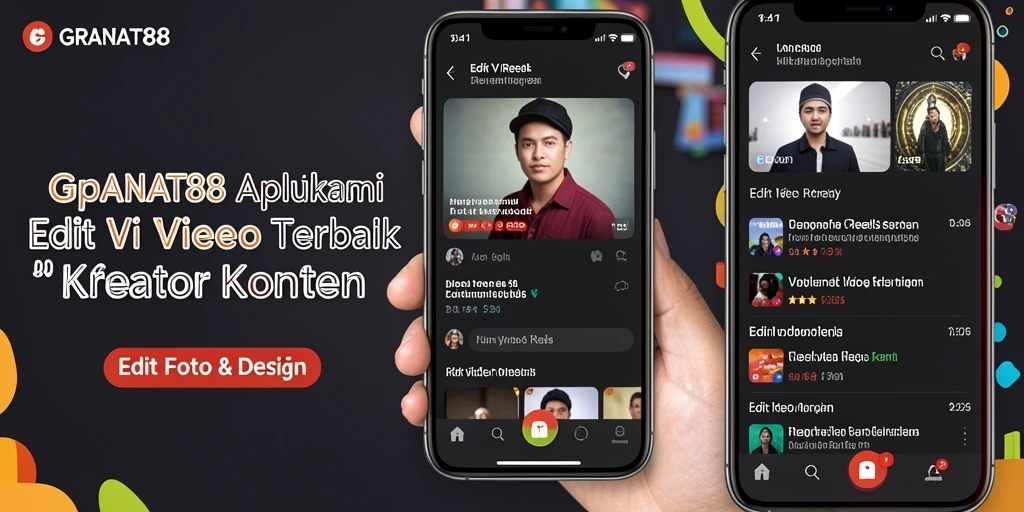 Tampilan antarmuka GRANAT88 untuk Edit Video Reels yang menarik dan intuitif.