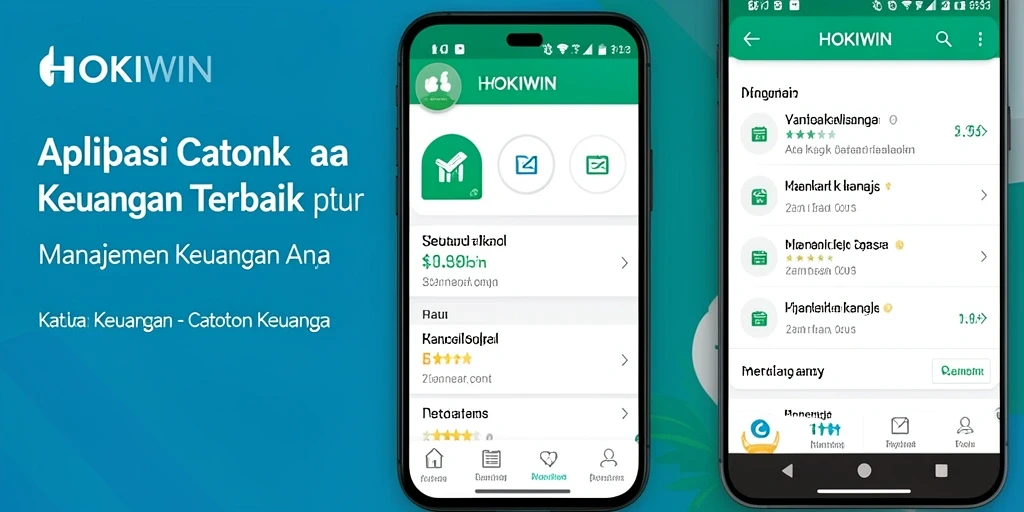 Antarmuka HOKIWIN memudahkan Anda mencatat keuangan dengan cepat.
