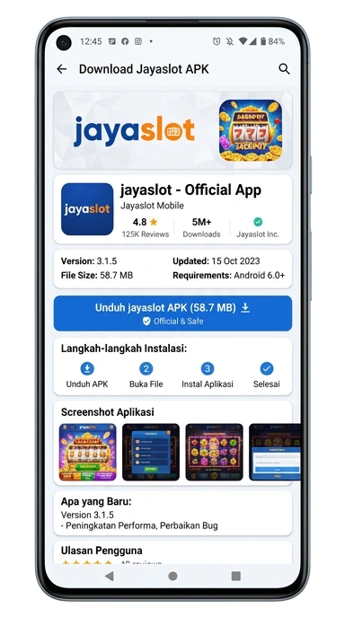 Unduh dan Instal APK jayaslot untuk Android Indonesia